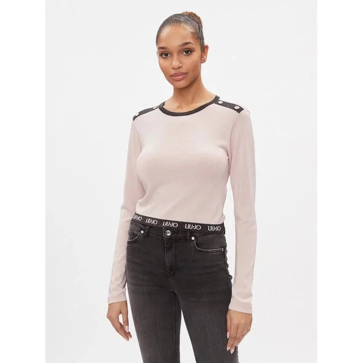 Liu Jo Sport Women's Pink Regular Fit Blouse - Stylish Everyday Top